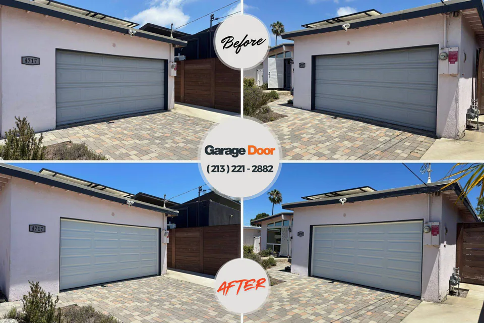 Before and after: garage door repair West Chester, PA